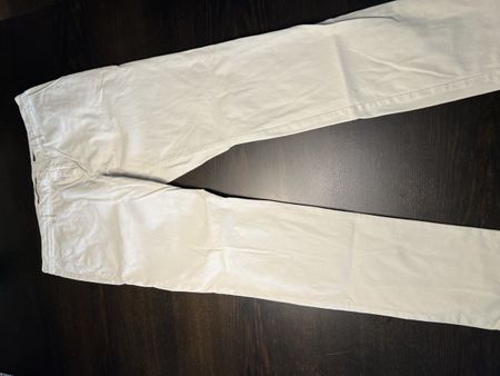 Alberto Sommer-Hose Slim Fit weiss Grösse W36 L34 neuwertig