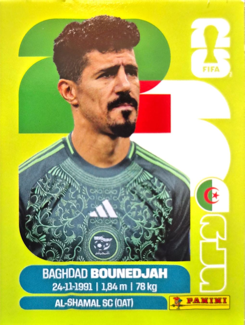 Panini Carte collezionabili: Carte FIFA World Cup 2026 ALG 19 – Usato da Clarens venduto da rim_g98y
