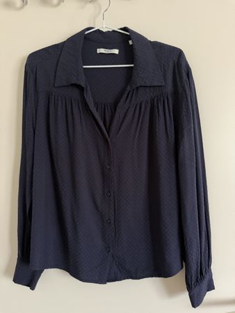 Pepe Jeans Bluse, dunkelblau, Grösse L – Top Zustand!