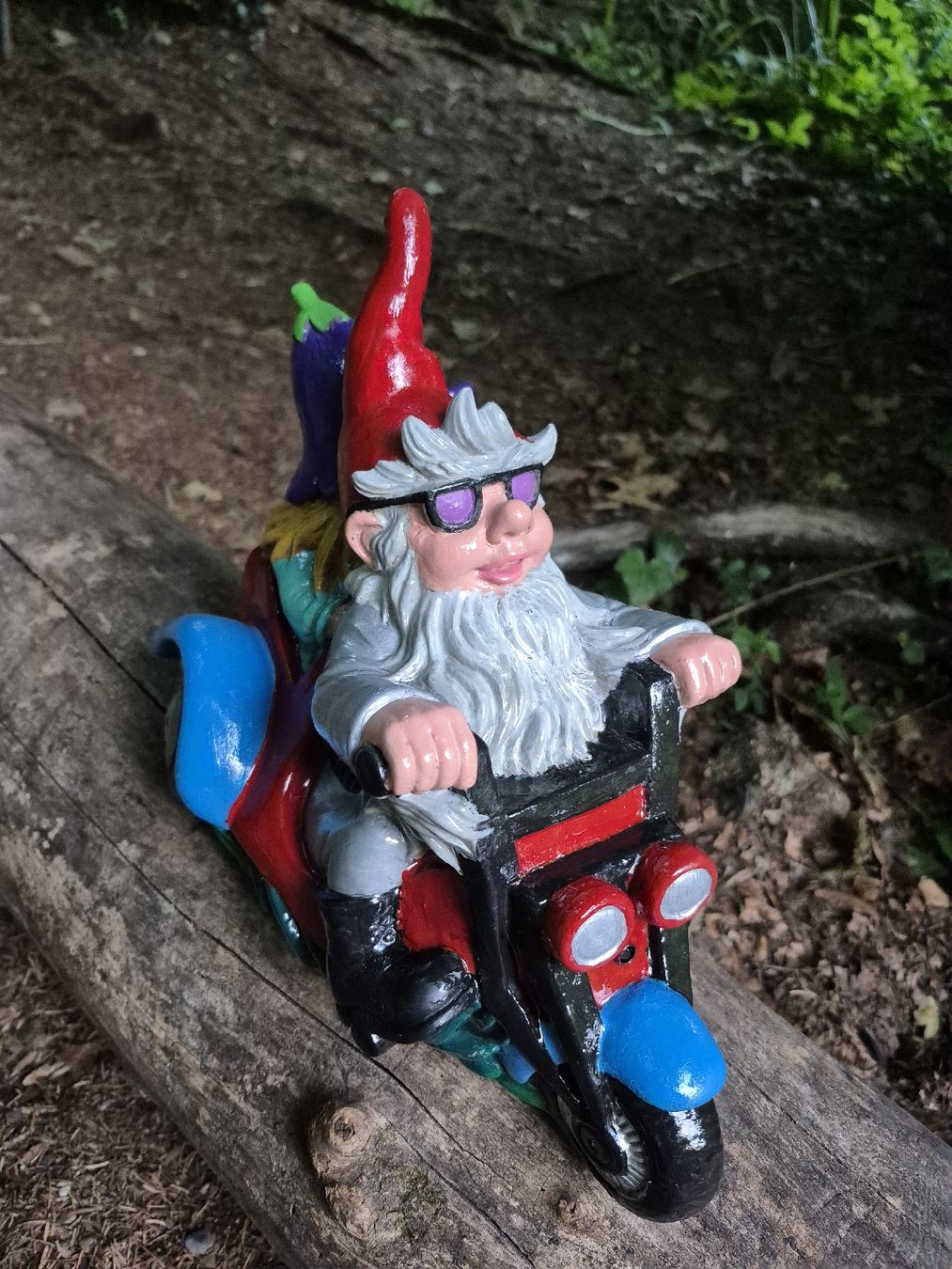 Figurines: Gartenzwerg Trike mit Sozius – D'occasion à Baar par Zwergen-Atelier4 4