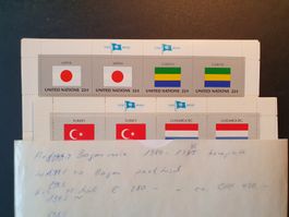 UNO New York - Flaggenserie 1980 - 88 (36 Bogen à 16 Marken)