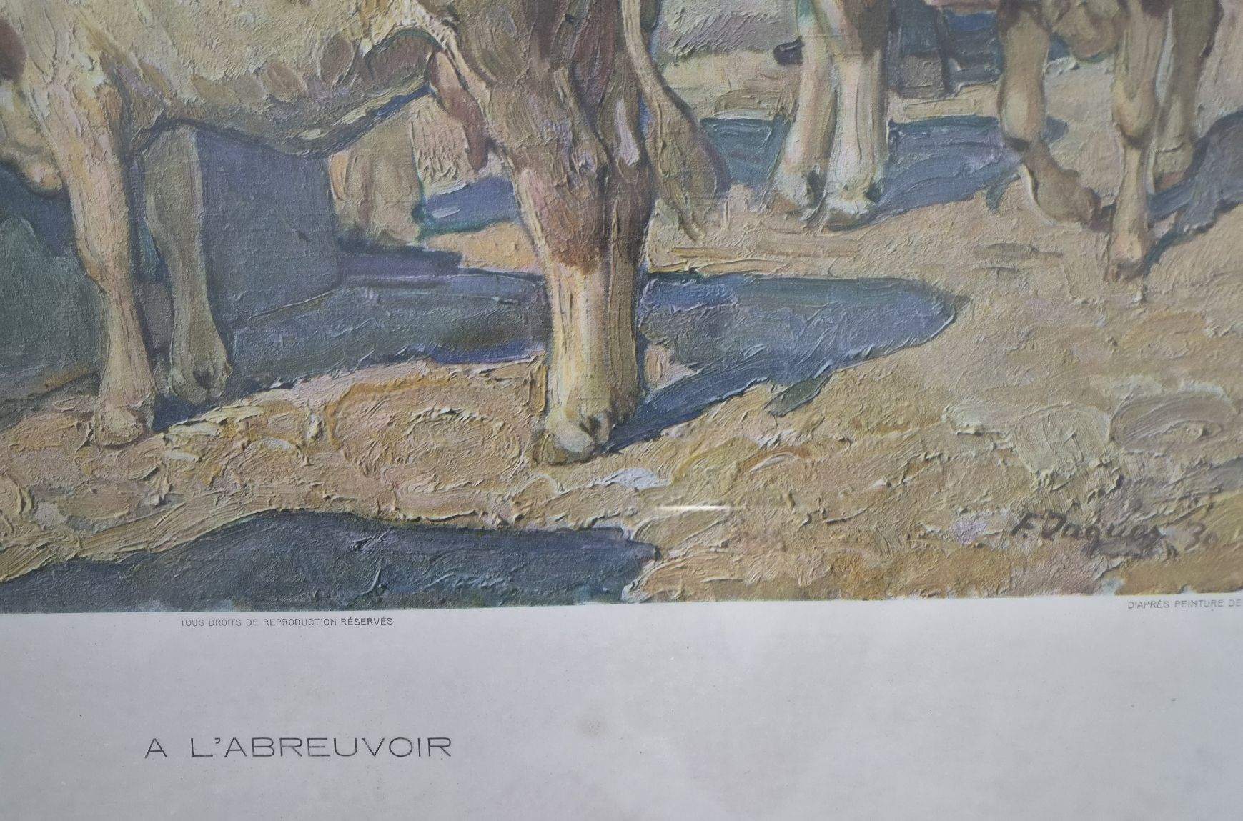 Dipinti: 2 mpressions d'après peinture de Fr.Jacques – Usato da Farvagny-le-Grand venduto da CollectibleWatches 3