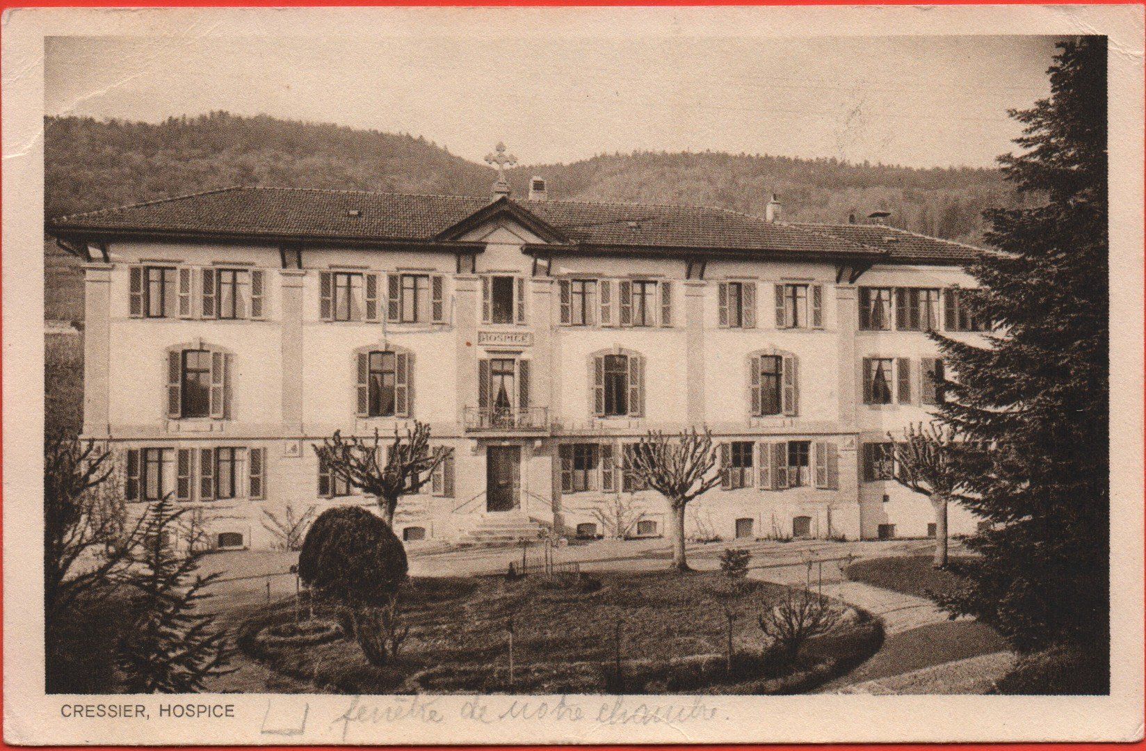 Ansichtskarten: CRESSIER Hospice – Gebraucht aus Jona von philajona