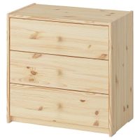 IKEA RAST Kommode mit 3 Schubladen, Kiefer, 60x35x59 cm