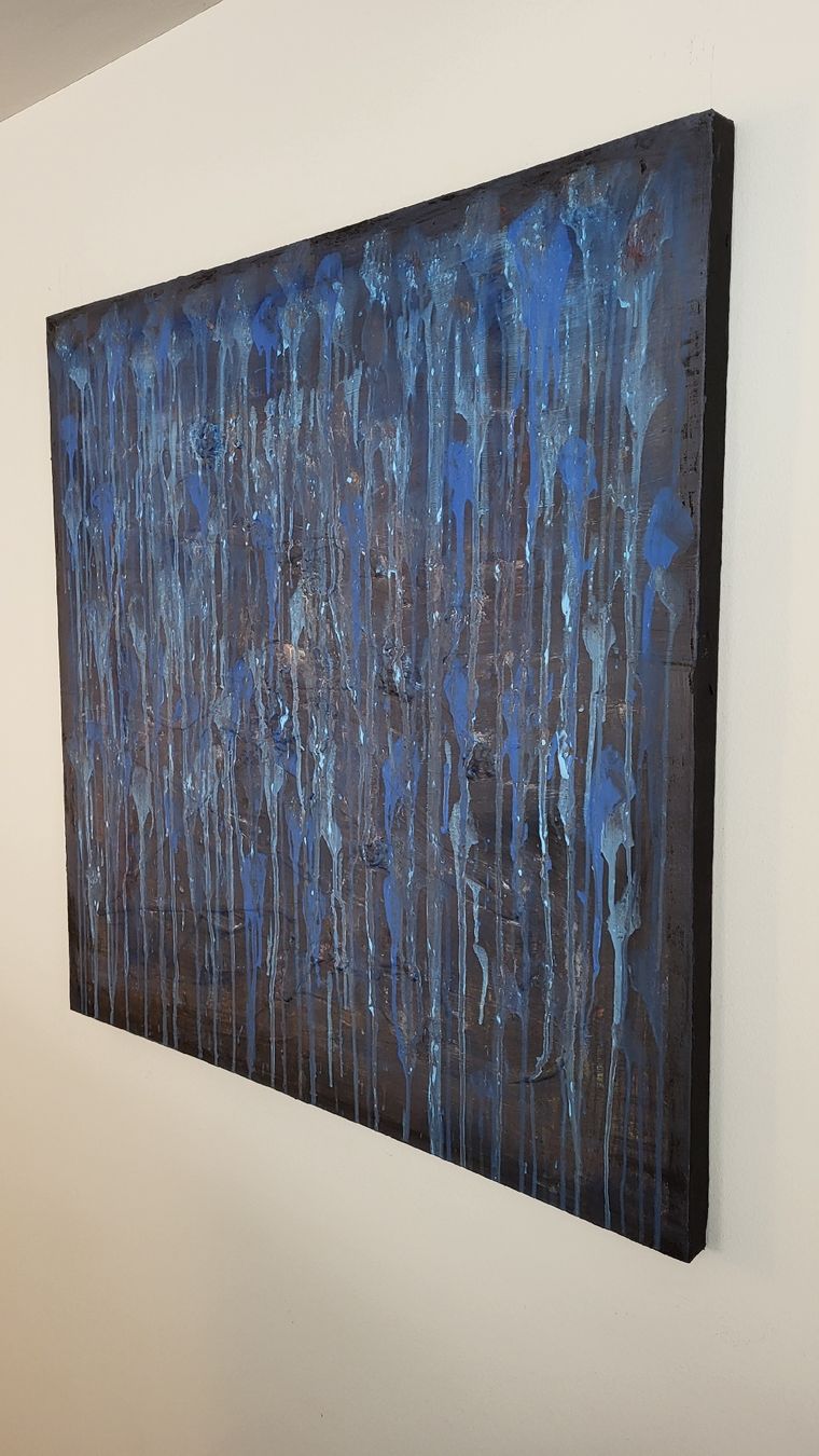 Tableaux: Wunderschönes Original Gemälde signiert Stille – D'occasion à Zürich par TurtleRain 3