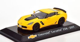 Chevrolet Corvette C7 Z06 2014-2019 gelb / schwarz      1:43