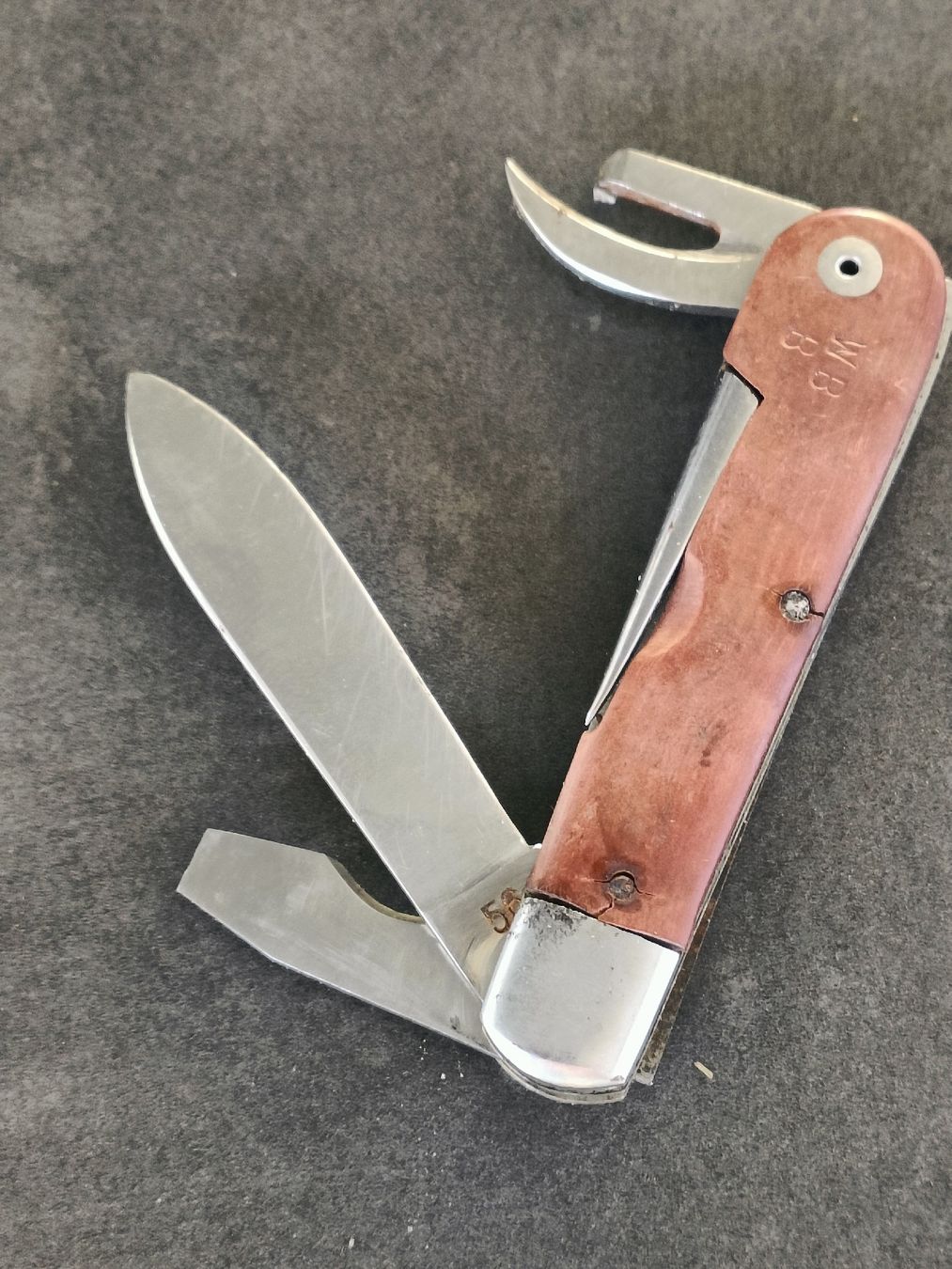 Schweizer Armee Taschenmesser: Sackmesser Röthlisberger Bärau - 1956 – Gebraucht aus Brugg AG von Ente015 8