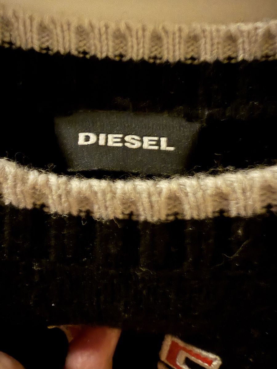 Diesel Pullover & Sweatshirts: Diesel Jumper, Brave Generation, Black, Wool Blend – Gebraucht aus Zürich von kas_g26m 1