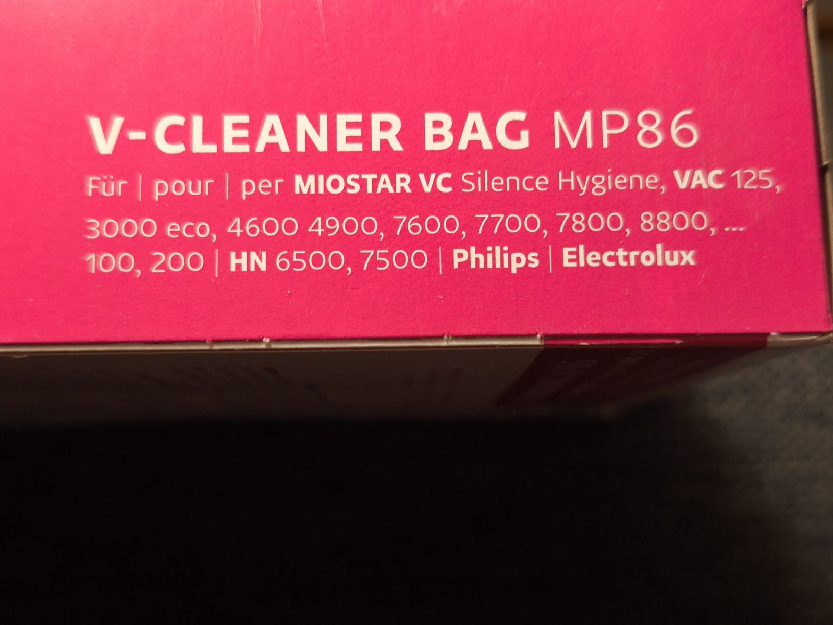 Migros Sonstiges für Haushalt & Wohnen: V-CLEANER BAG MP86 4 Staubsaugerbeutel neu – Neu und originalverpackt aus Zürich von Gilles89 1