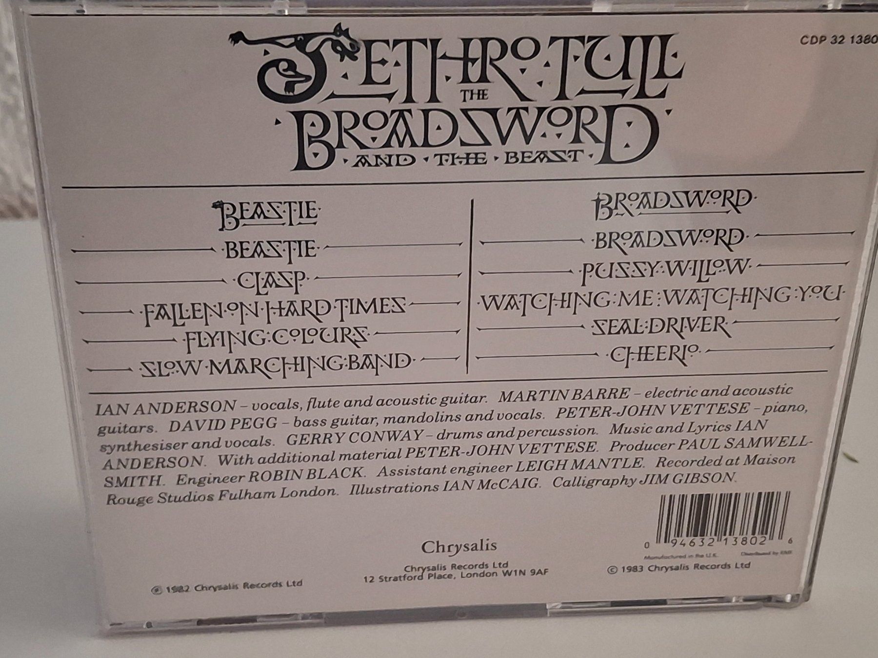 CD: CD Jethro Tull  - The Broadsword And The Beast – Usato da Aarberg venduto da Jackup1 1