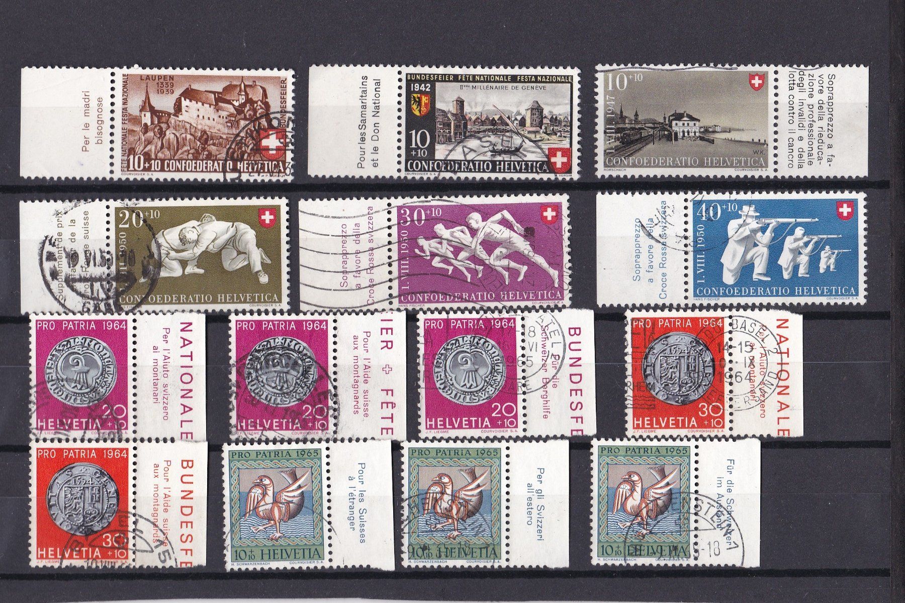 Tutti i francobolli: CH Briefmarken Lot "Anhänger" – Usato da Münchwilen AG venduto da Nesar