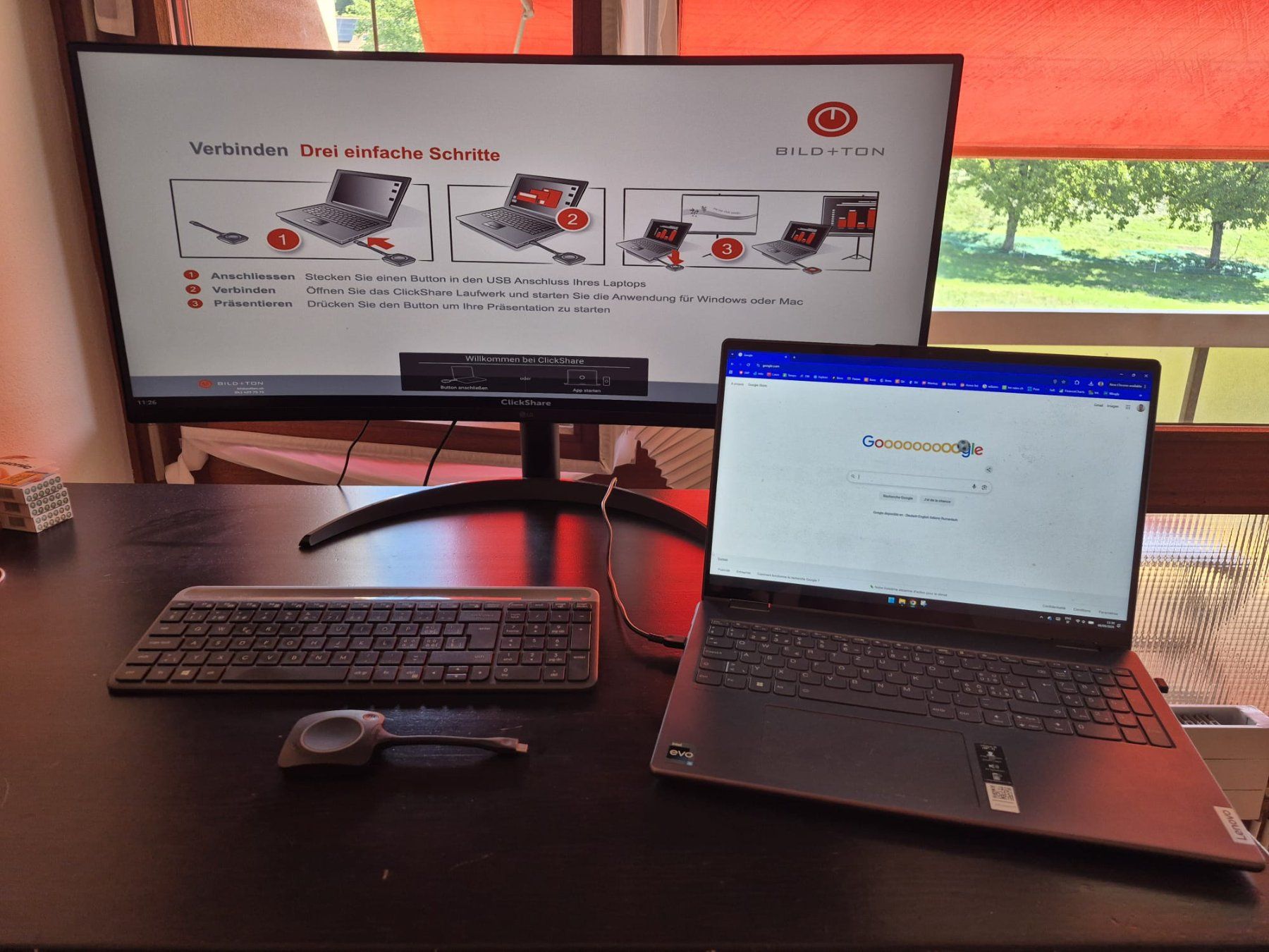 Sistemi audio & multimediali: BARCO ClickShare CX-30 Gen 1 + 1x USB-C Button – Usato da Vufflens-la-Ville venduto da Diddix 1