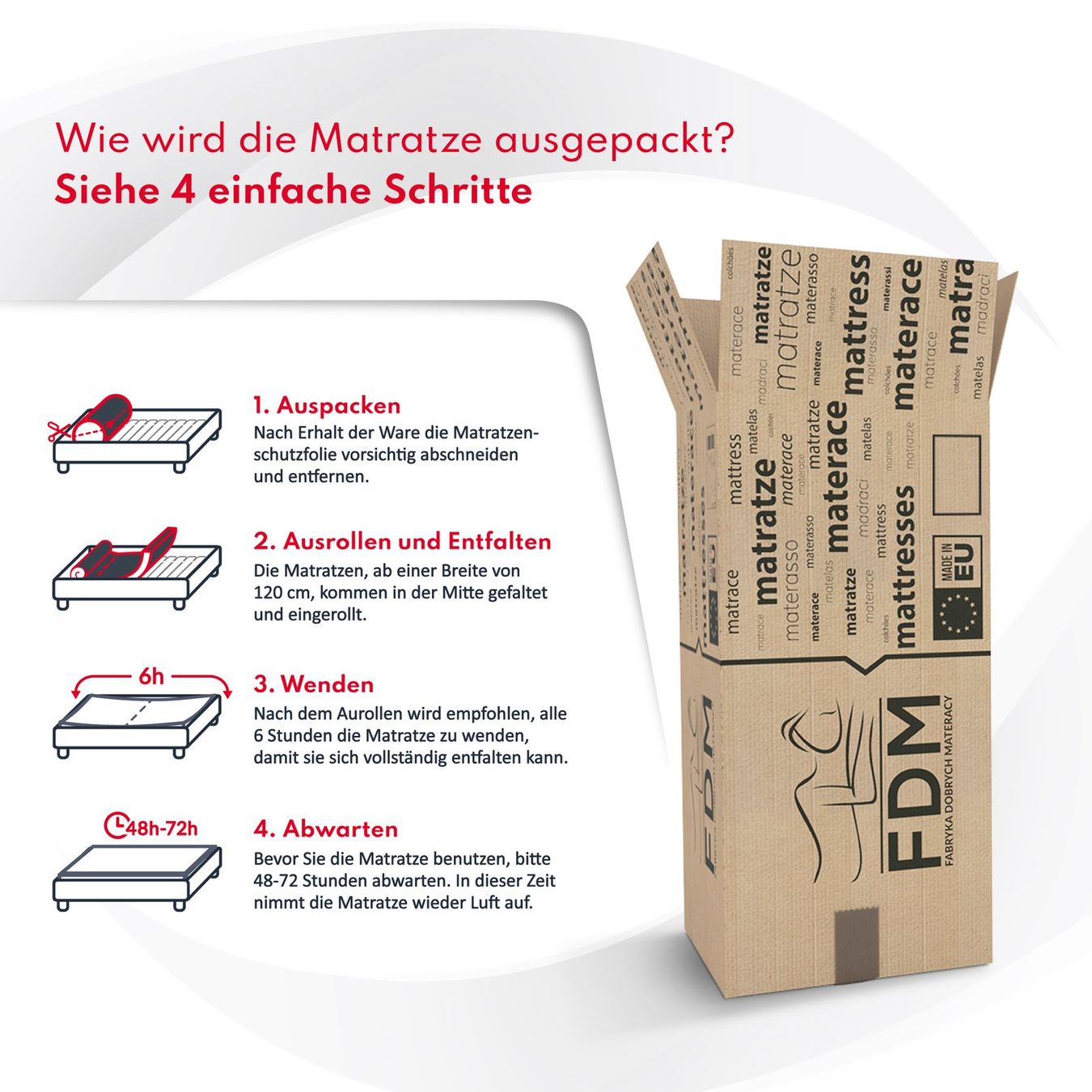 Matratzen: Matratze LUIGI - H3 - 11cm - 80x200 – Neu und originalverpackt aus Wallenwil von toesstal-vertrieb 9