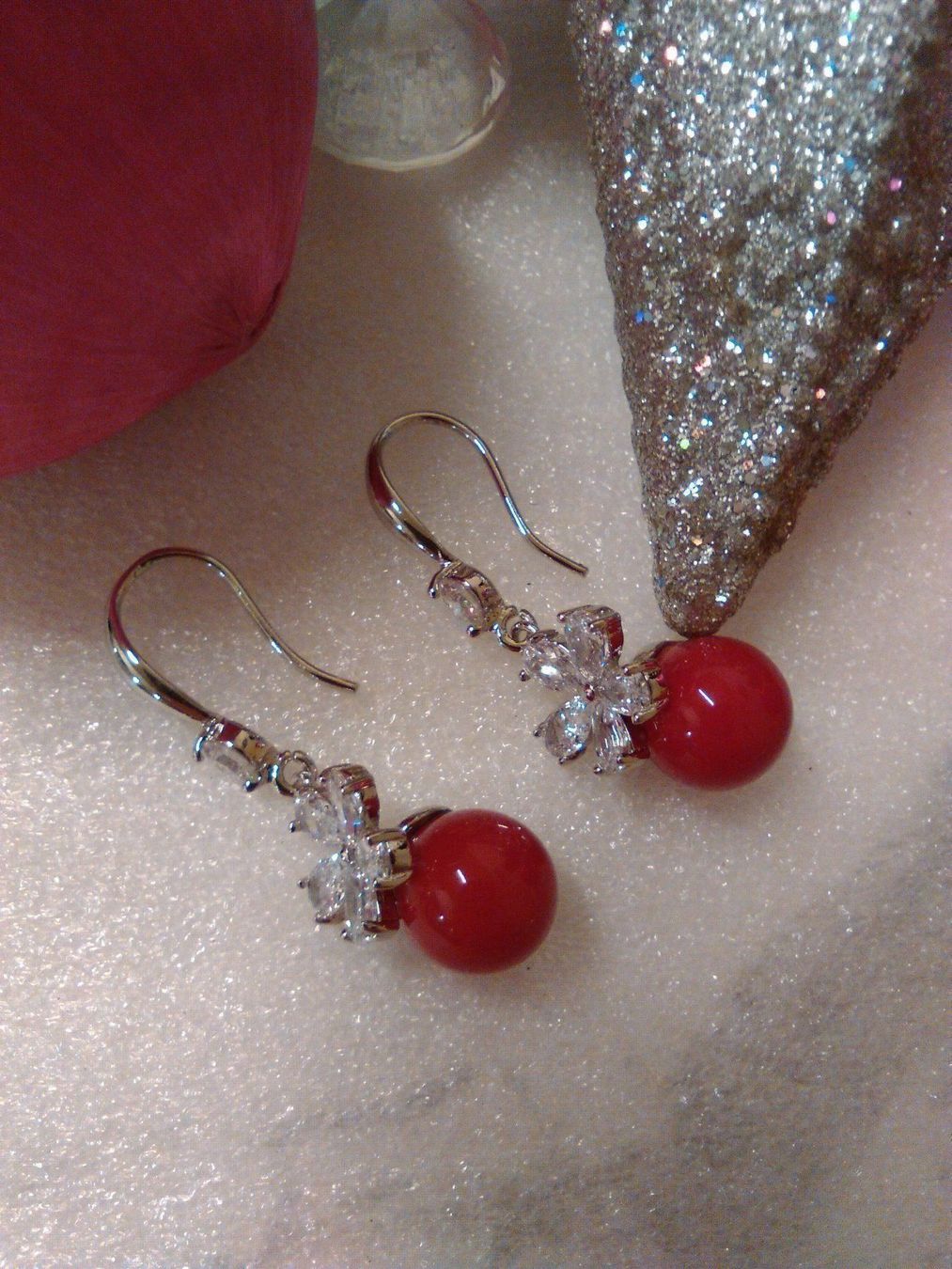 Boucles d'oreille: OHRRINGE MODESCHMUCK MIT KRISTALL – Neuf (Voir description) à Basel par bijoutrie_4 1