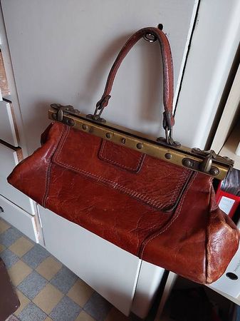 Vintage Leder-Tasche 