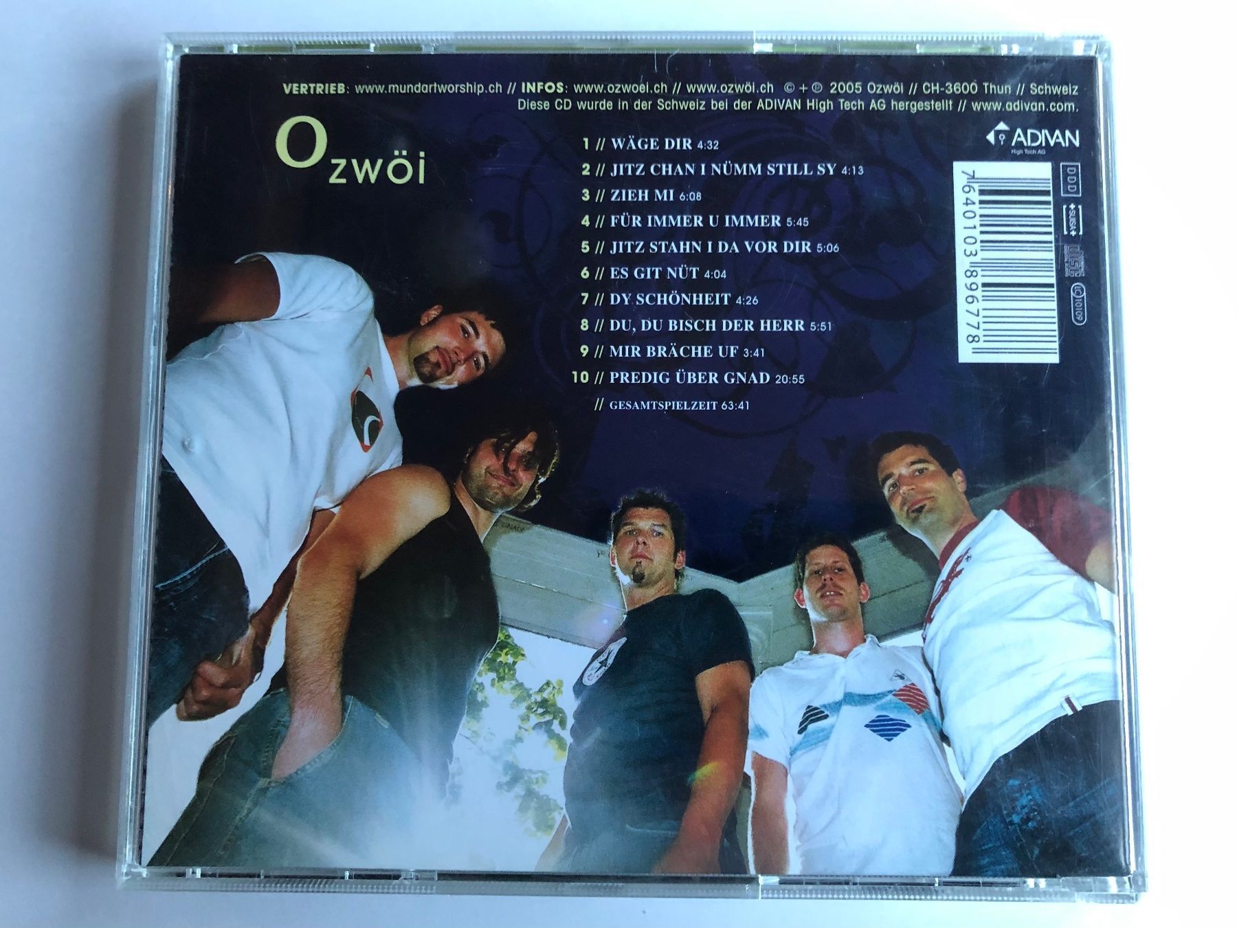 CD: Gnad - O zwöi – Usato da Oberried Brienz venduto da Chyara 1