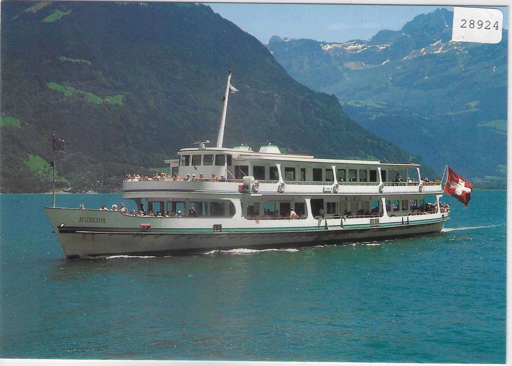 Cartoline postali: Vierwaldstättersee - MS Europa – Usato da Ettingen venduto da Kartenplanet