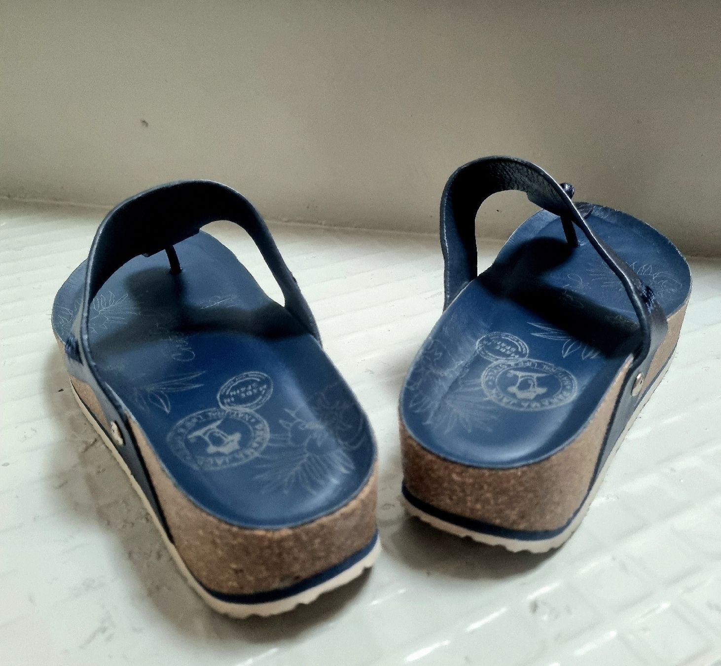 Panama Jack Scarpe da donna: sandales compensées en cuir – Nuovo (secondo la descrizione) da vevey venduto da komulainen 3
