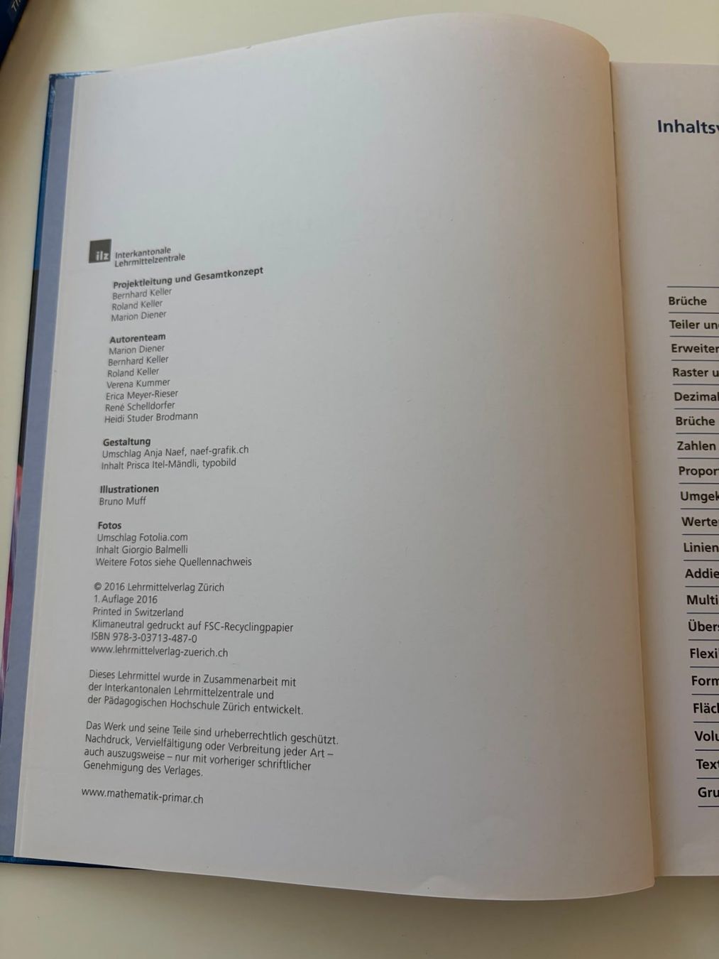 Bücher: Themenbuch Primarstufe Mathematik 6 – Gebraucht aus Bottighofen von Natuls 1