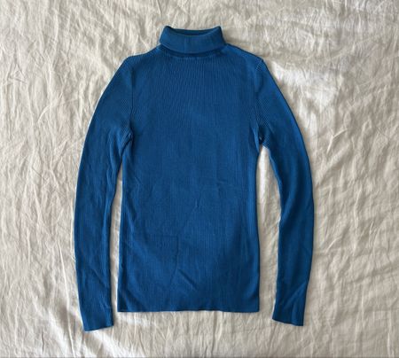 Uniqlo Rollkragenpullover Blau