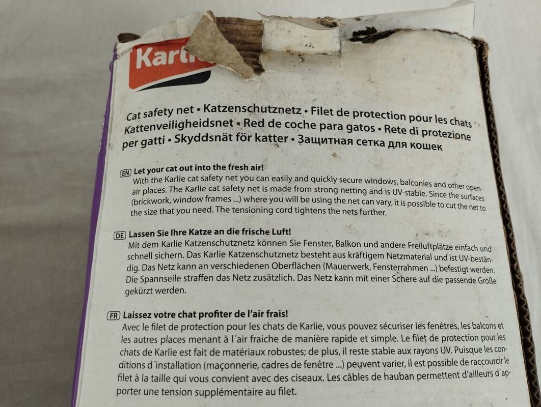 Griglie e Inferriate: KARLIE Katzenschutznetz - 2 Stk. – Usato da Schübelbach venduto da Restwert_Schubelbach 2