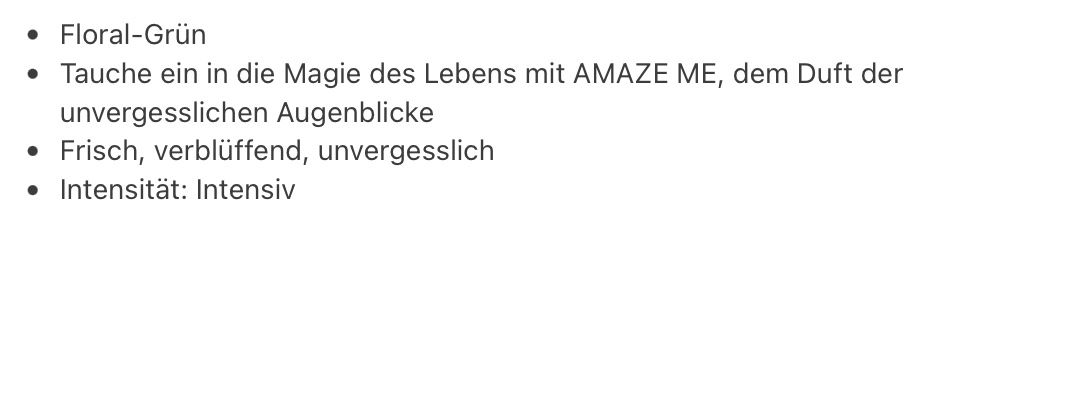 Parfum & Eau de Toilette: LR AMAZE ME Eau de Parfum Mini Vapo 5er Pack – Neu und originalverpackt aus Bronschhofen von Sommernacht03 3