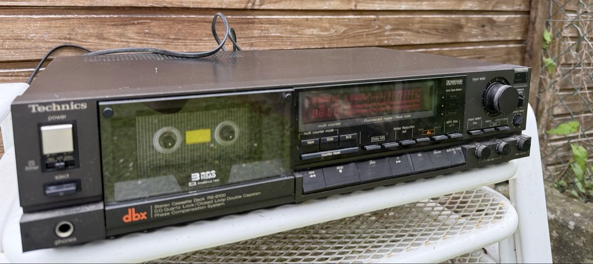 Technics Registratori: Technics RS-B100 Spitzenmodel Kasettendeck  – Difettoso da Trimbach venduto da SABO-61 1