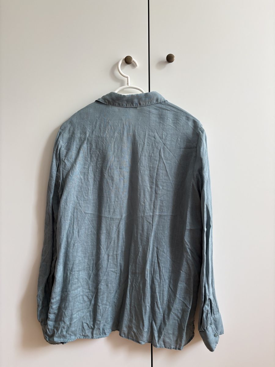 Massimo Dutti Camicette: Leinenhemd blau, Grösse 36, Massimo Dutti – Usato da Zürich venduto da Sera.13