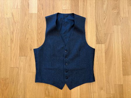 Gilet/Weste in Grau/Blau, Grösse ca M