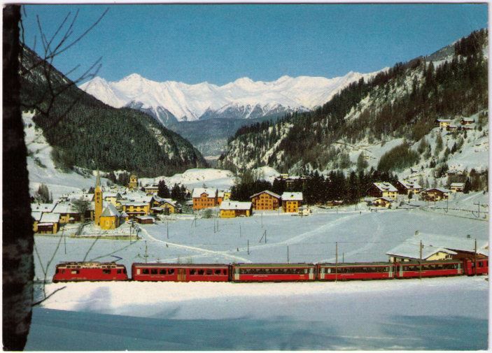 Cartes postales: Bergün mit Bernina Express – D'occasion à Binningen par Mountainrider