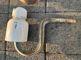 Wunderschöner Porzellan Isolator Glöggli mit Haken Strommast