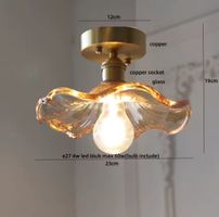 Plafonnier en verre Style Tiffany nordique moderne