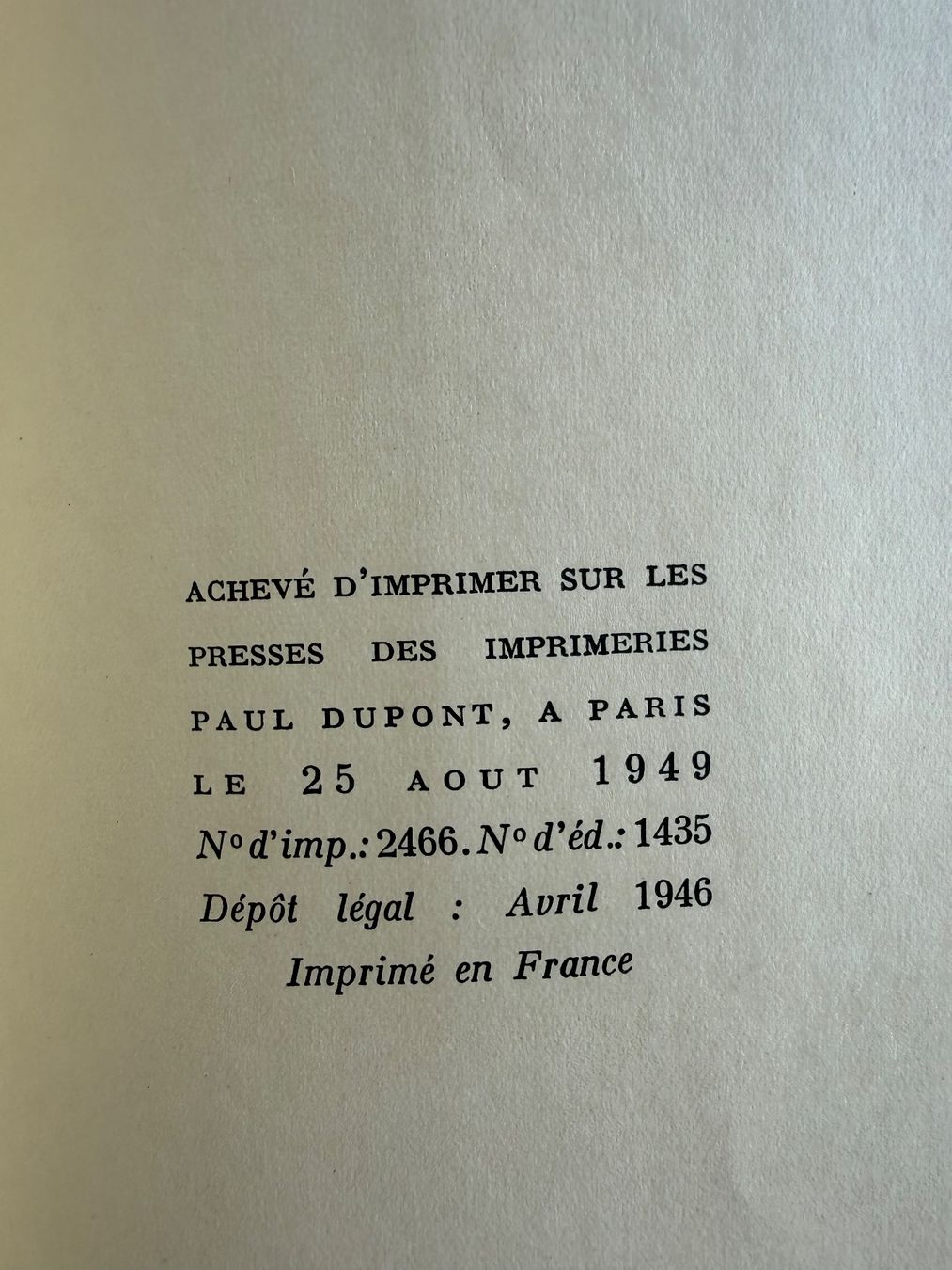Libri: Le Petit Prince Gallimard 1949 mit Umschlag – Usato da Itingen venduto da uhu777 1
