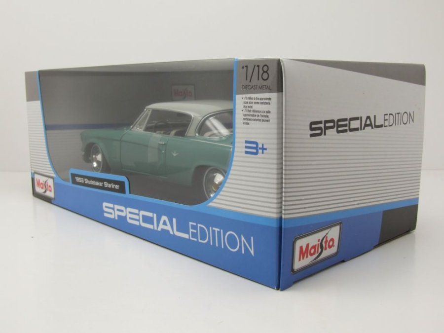 Modellautos: Studebaker Commander Starliner 1953-1955 grün / grau    1:18 – Neu und originalverpackt aus Gerlafingen von espero88 9
