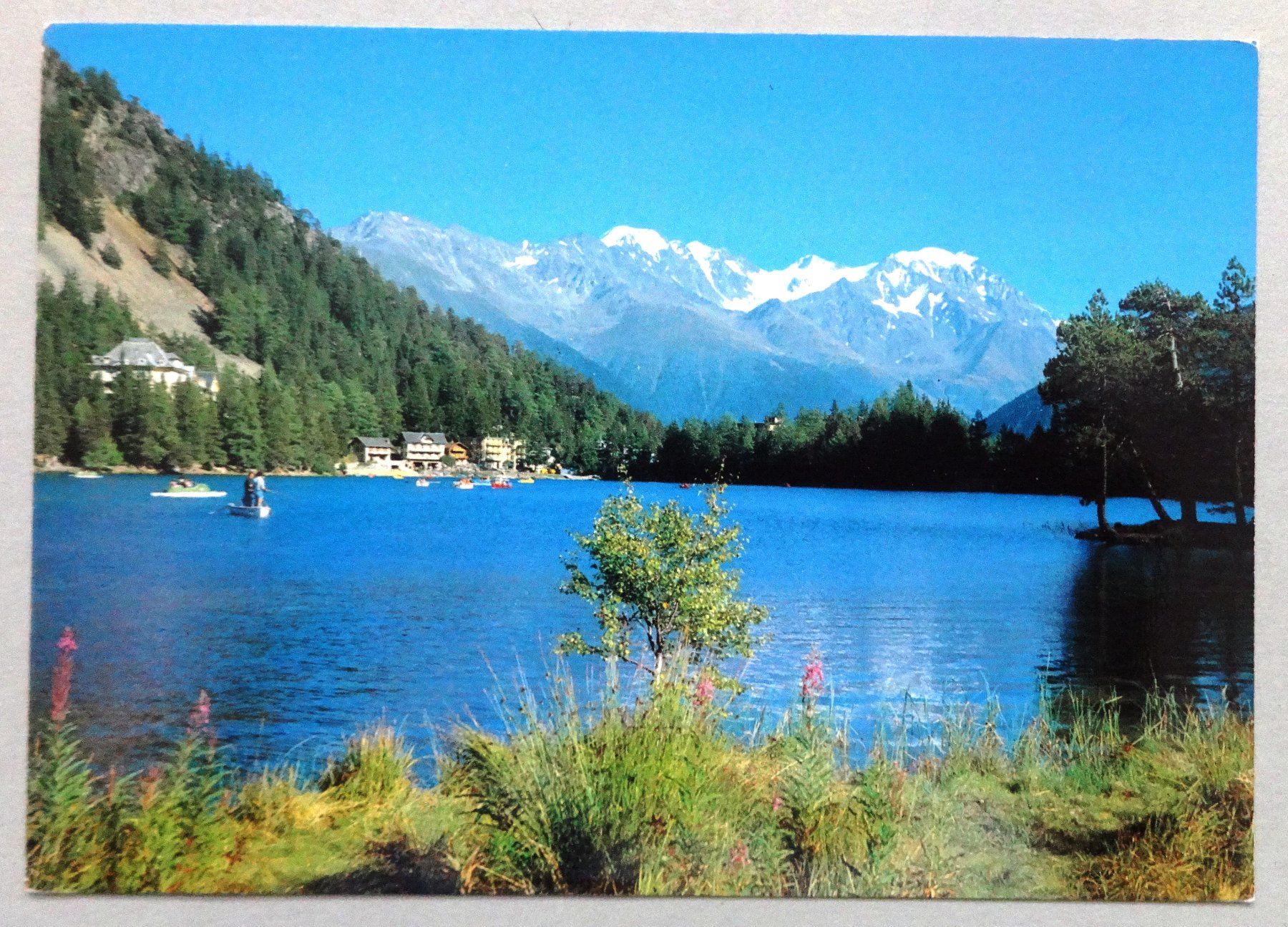 Cartoline postali: Le lac de Champex et le Gd-Combin – Usato da Fétigny venduto da Billy2miny