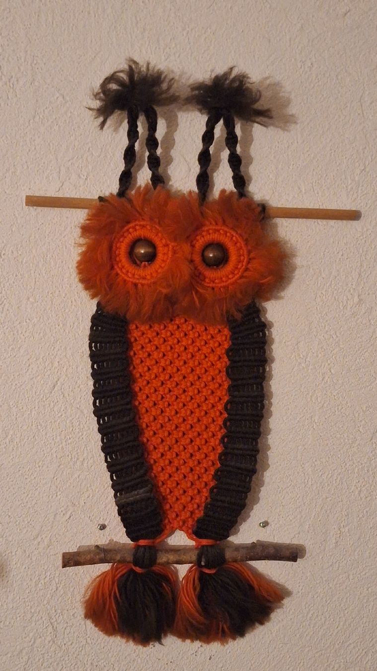 Tutte le decorazioni: Herbstdeko: Vintage Wandbehang Eule – Usato da Thun venduto da Alois2