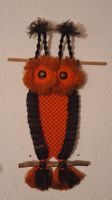 Herbstdeko: Vintage Wandbehang Eule