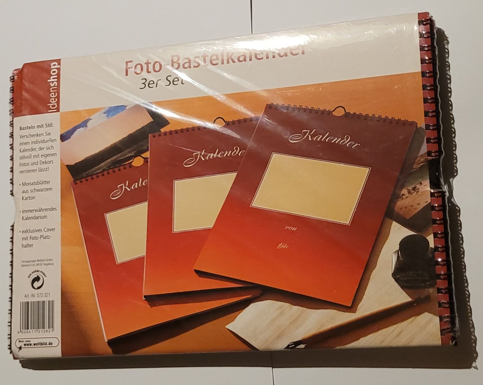 Calendari: 3x Foto-Bastelkalender – Nuovo e nell'imballaggio originale da Zürich venduto da Avd 2