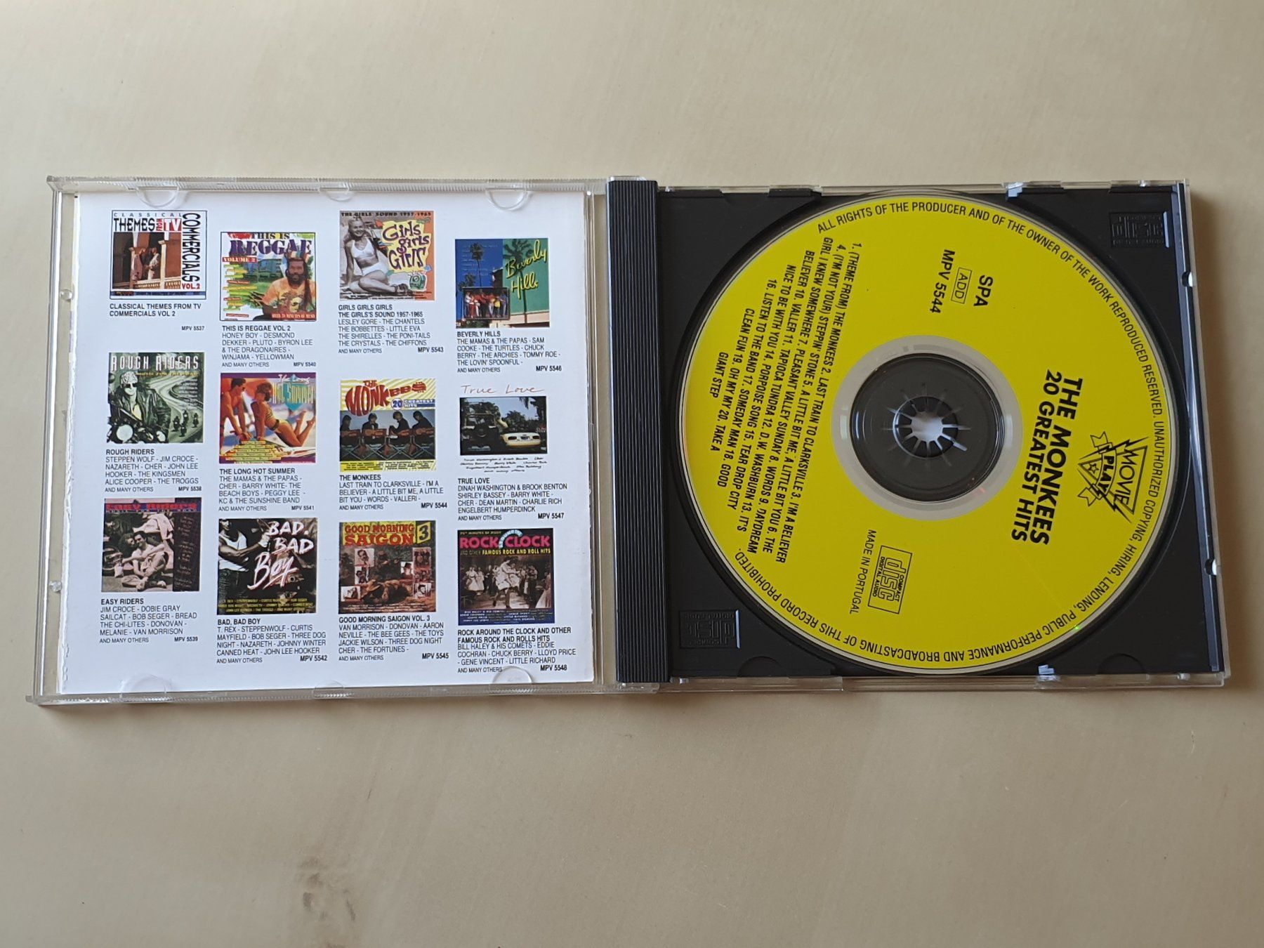 CD: The Monkees 20 Greatest Hits – Usato da Stansstad venduto da collectorsshop 2