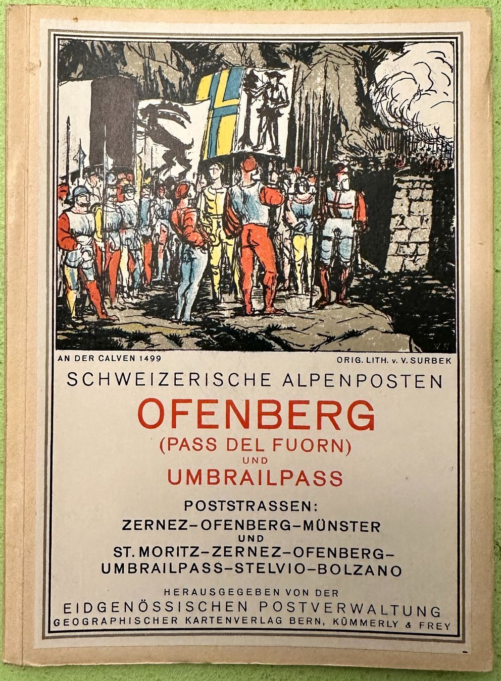 Libri: Schweizerische Alpenposten: Ofenberg / Umbrail 1936 – Usato da Zürich venduto da allp