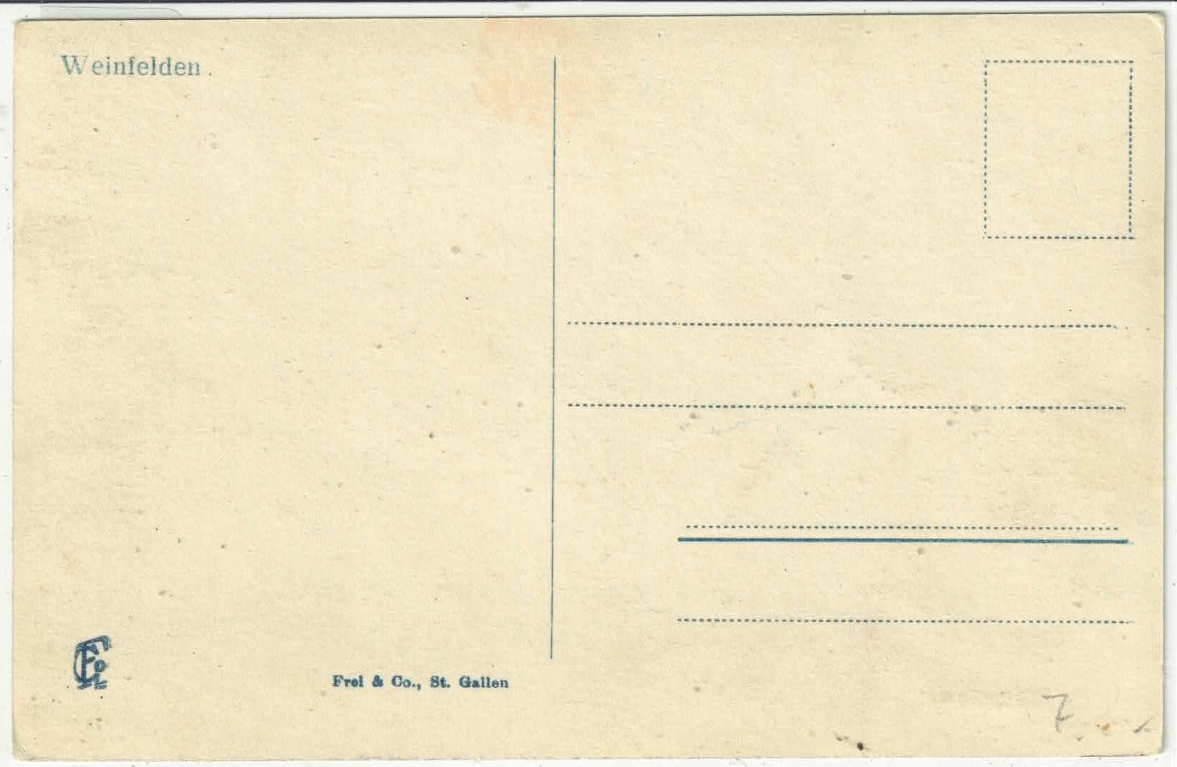 Cartes postales: Weinfelden - Hotel Traube – D'occasion à Ettingen par Kartenplanet 1
