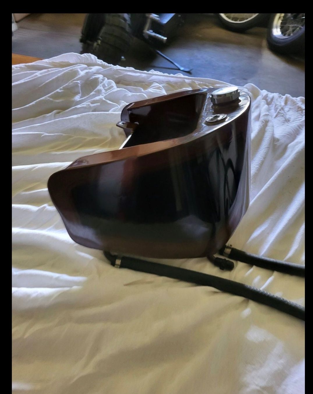Harley-Davidson Accessori per altri veicoli: Custom Öltank für Harley – Usato da Givisiez venduto da dad1762