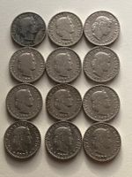 Lot mit 12 Stk. 20 Rp. (1881-1896/1900/01/02)