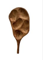 Holzschale naturbelassen unregelmässig geformt neuwertig