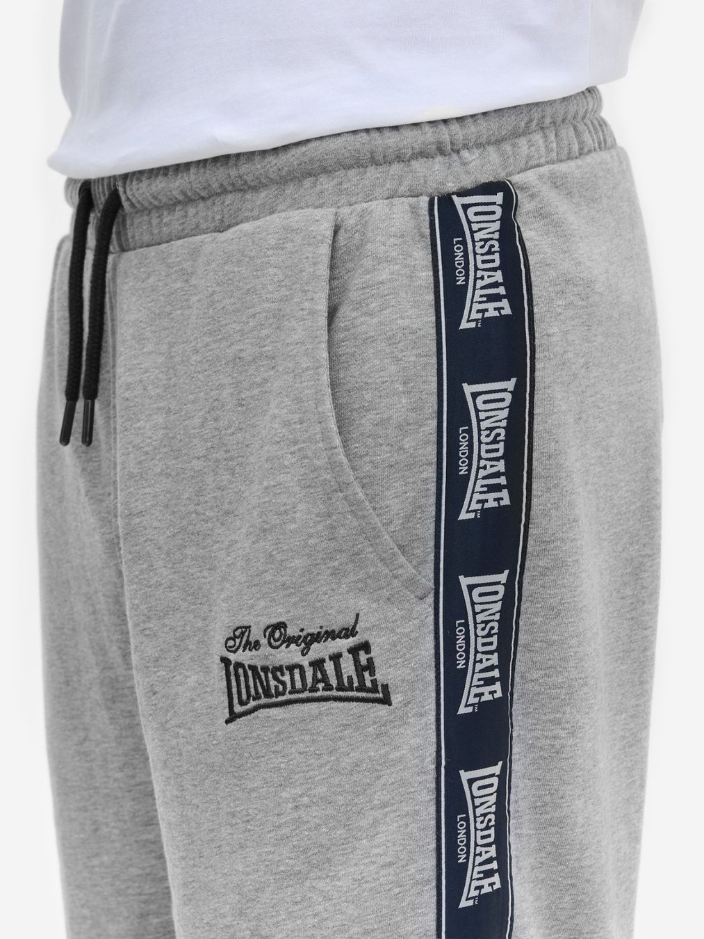Lonsdale Pantaloni: Lonsdale Thelee Jogginghose Marl Grey M – Nuovo e nell'imballaggio originale da Düdingen venduto da BluePalm 2