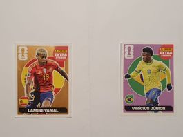 Extra Sticker Panini 2026 Lamine Yamal  / Vini Jr.