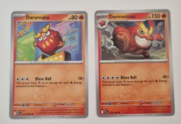 Carte Pokémon Darumaka e Darmanitan -l 015-016/094