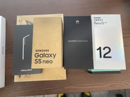 Leere Box von Samsung Tab, Galaxy, HUAWEI, OPPO