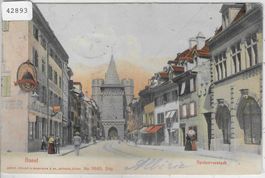 Basel - Spalenvorstadt - Litho