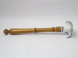 Vintage Porzellan Schneebesen Schokoladenschneebesen